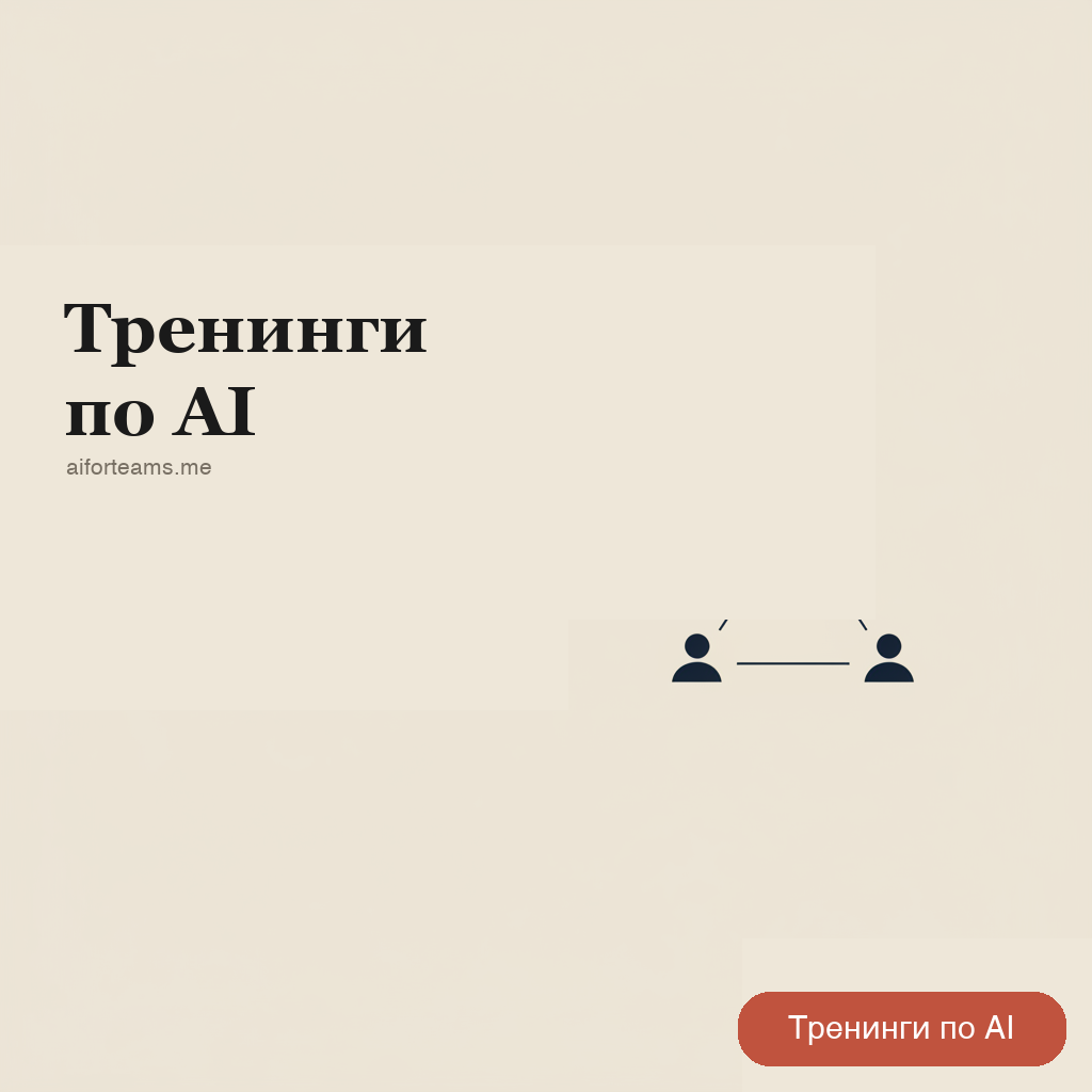 Корпоративный тренинг по AI-грамотности для команды